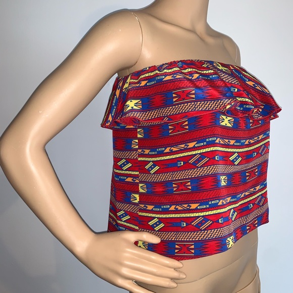 Amanda Uprichard ruffle tube top - Picture 5 of 8